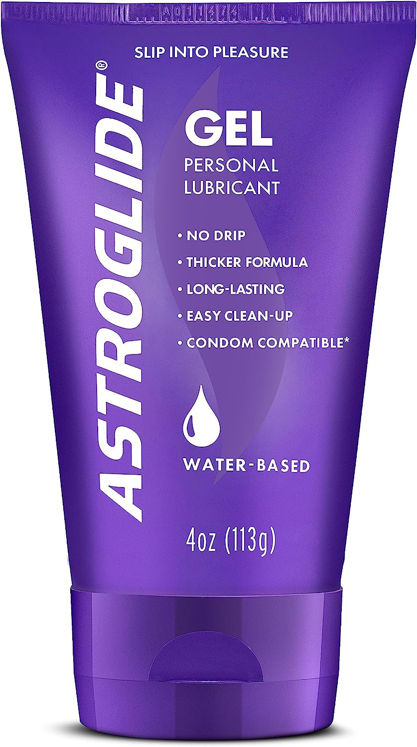 Gel, Water-Based Lubricant Sex Gel for Couples, Men and Women (113 G) Stay-Put Personal Lubricant Long-Lasting Sex Lube Condom Compatible