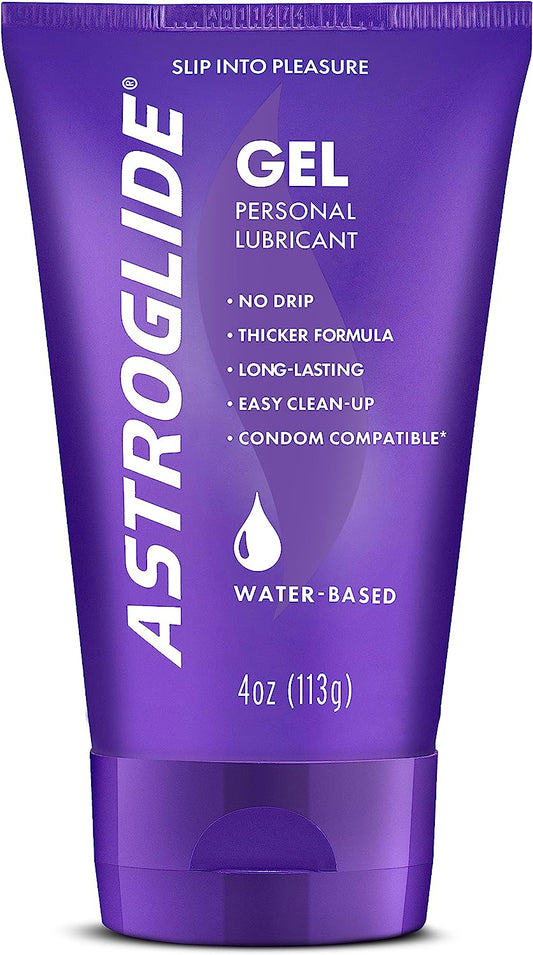 Gel, Water-Based Lubricant Sex Gel for Couples, Men and Women (113 G) Stay-Put Personal Lubricant Long-Lasting Sex Lube Condom Compatible