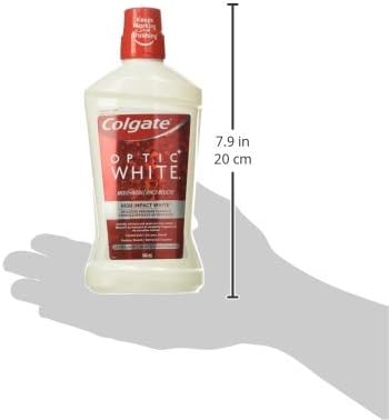 Colgate Optic White Mouthwash, Alcohol Free Icy Fresh Mint (946 ml).