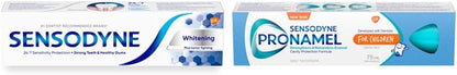 Sensodyne Whitening & Tartar Toothpaste, Strengthens Protects and Whitens Sensitive Teeth (135 ml).
