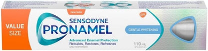 Sensodyne Pronamel Gentle Whitening Daily Anti-Cavity Toothpaste, Mint Breeze Flavour (110 ml).
