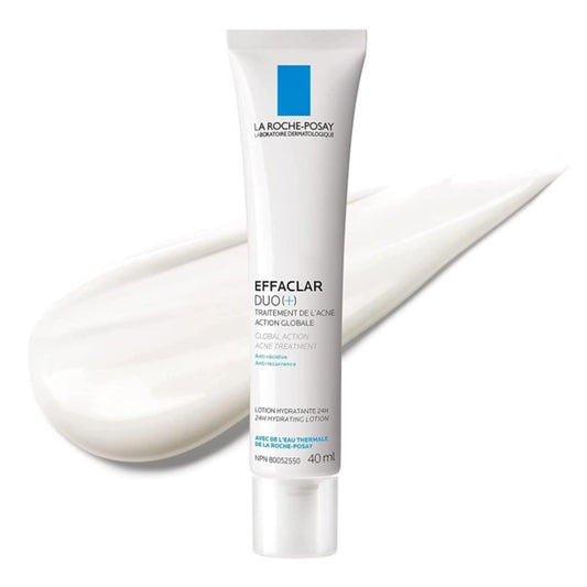 La Roche-Posay Effaclar Duo+ ACNE Cream Treatment Face Moisturizer with Salicylic Acid & Niacinamide for Oily, Acne-Prone & Sensitive Skin. Helps Clear Pimples, Remove Blackheads & Prevent Breakouts, 40ML