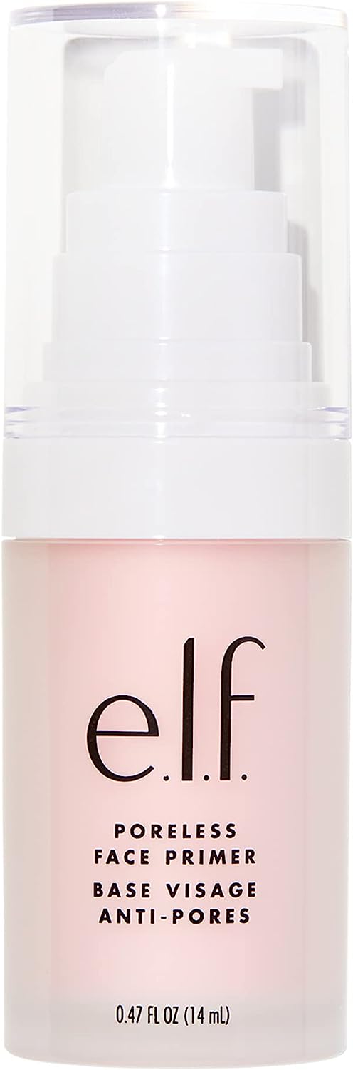 Elf Cosmetics Hydrating Face Primer, Makeup Primer for Flawless, Smooth Skin & Long-Lasting Makeup, Fills in Pores & Fine Lines, Vegan & Cruelty-Free, Small