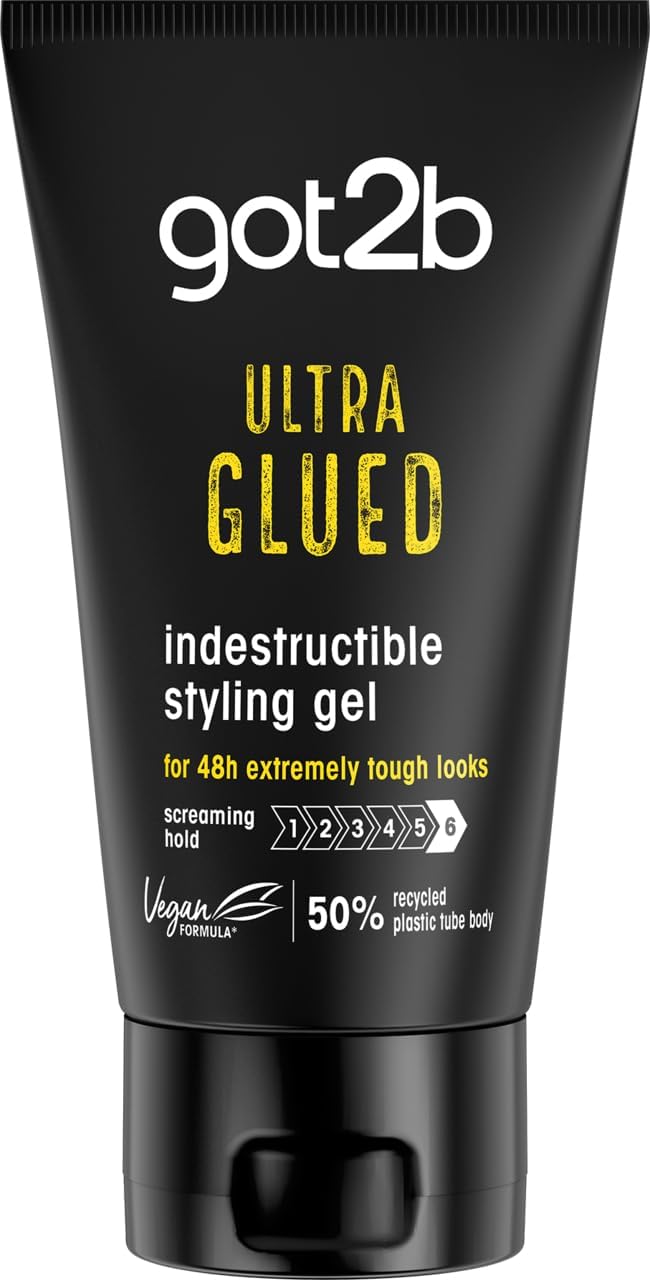 Got2b Schwarzkopf Ultra Glued Invincible Styling Gel (170 ml).