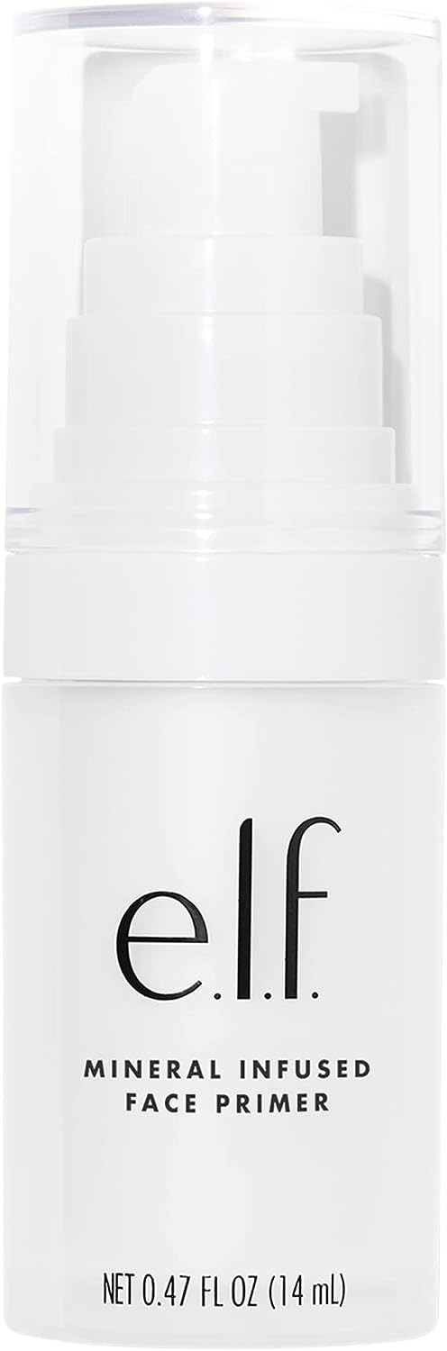 Elf Cosmetics Hydrating Face Primer, Makeup Primer for Flawless, Smooth Skin & Long-Lasting Makeup, Fills in Pores & Fine Lines, Vegan & Cruelty-Free, Small