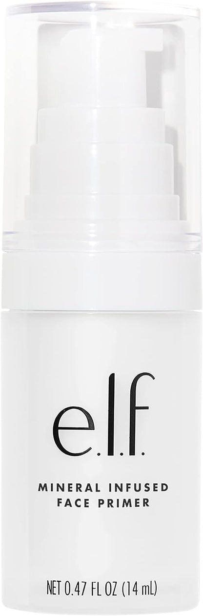 Elf Cosmetics Hydrating Face Primer, Makeup Primer for Flawless, Smooth Skin & Long-Lasting Makeup, Fills in Pores & Fine Lines, Vegan & Cruelty-Free, Small