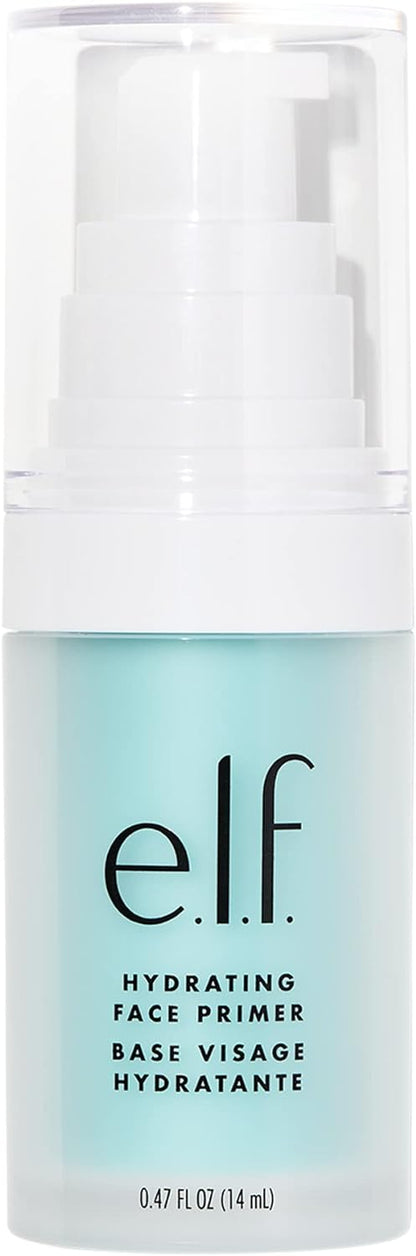 Elf Cosmetics Hydrating Face Primer, Makeup Primer for Flawless, Smooth Skin & Long-Lasting Makeup, Fills in Pores & Fine Lines, Vegan & Cruelty-Free, Small