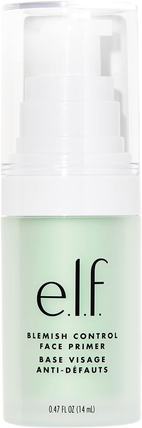 Elf Cosmetics Hydrating Face Primer, Makeup Primer for Flawless, Smooth Skin & Long-Lasting Makeup, Fills in Pores & Fine Lines, Vegan & Cruelty-Free, Small