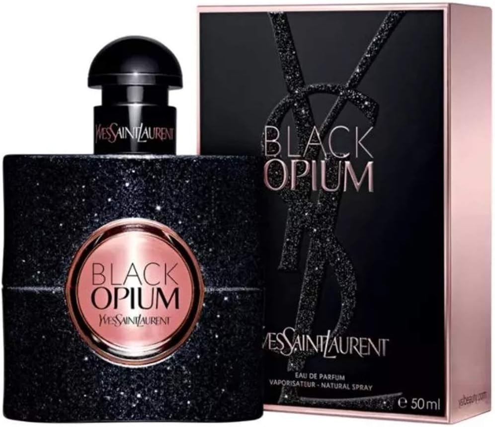 Yves Saint Laurent Black Opium for Women by Eau De Parfum Spray 1.6 Oz (50 ml).