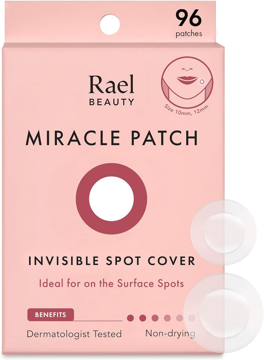 Miracle Invisible Spot Cover - Absorbing Cover, Skin Care, Facial Stickers, 2 Sizes (96 Count)