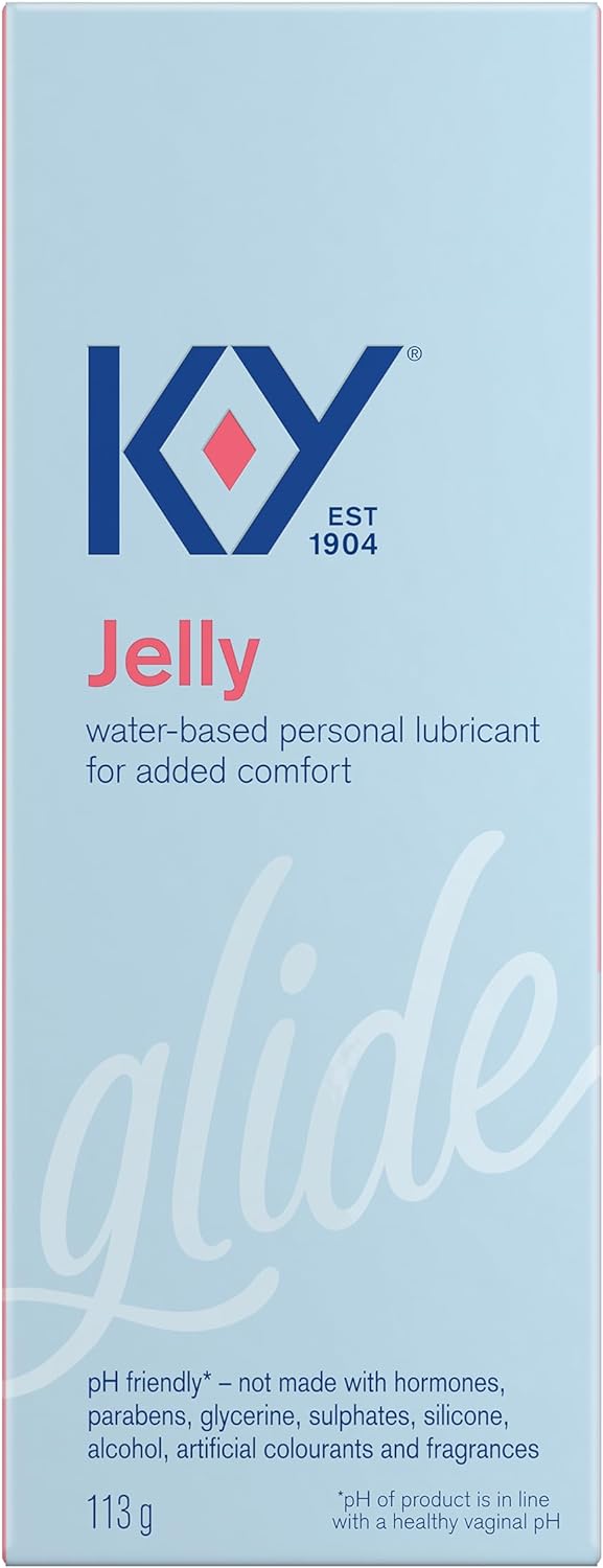 K-Y Jelly, Vaginal Lube Moisturizer and Personal Lubricant, Recommended by Gynecologists (113 g).