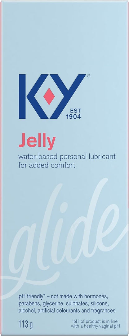 K-Y Jelly, Vaginal Lube Moisturizer and Personal Lubricant, Recommended by Gynecologists (113 g).