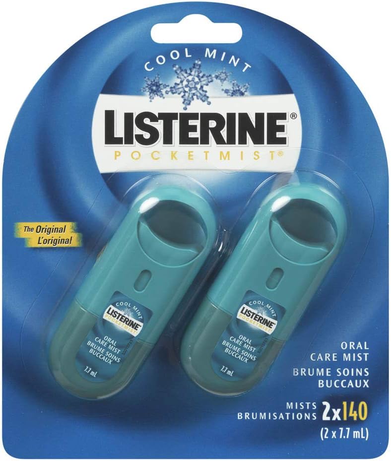 Listerine Freshburst Pocketpaks Bad Breath Strips (Pack of 3 with 24 strips).