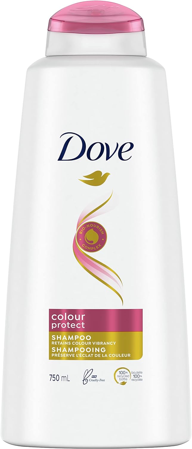 Dove Shampoo for Coloured Hair Colour Protect for up to 8 Weeks of Colour Vibrancy (750 ml).