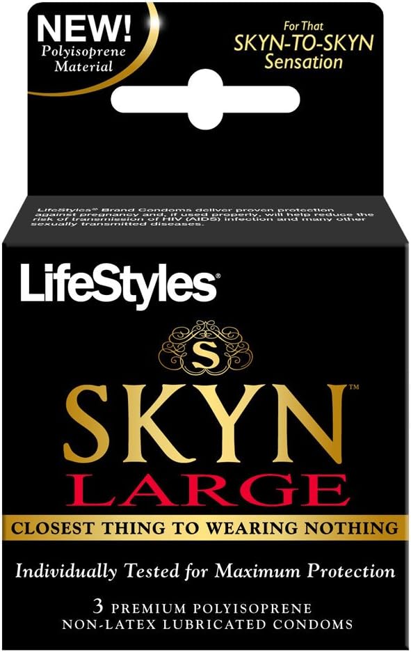 SKYN Lifestyles, Large, 3 Count