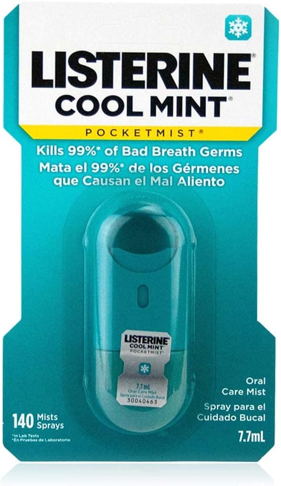 Listerine Cool Mint Antiseptic Mouthwash (7.7 ml).