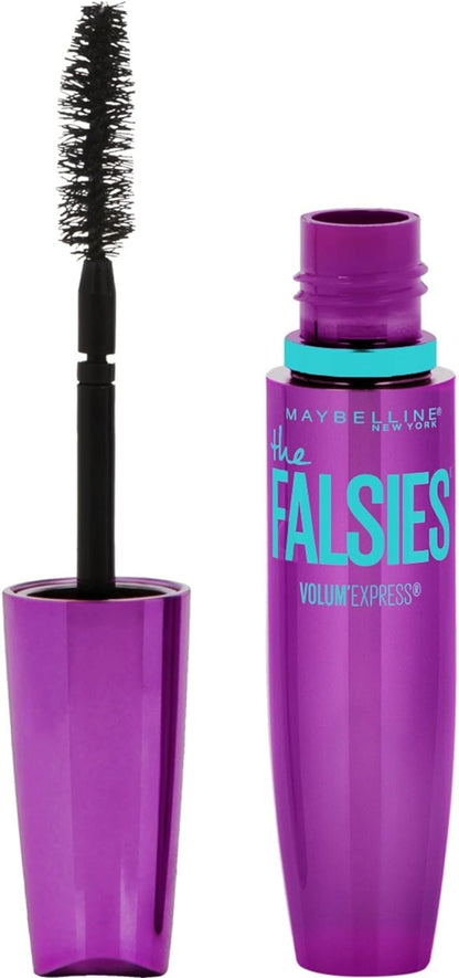 Maybelline Volum' Express the Falsies Volumizing, Washable Mascara, Blackest Black, 1 Count