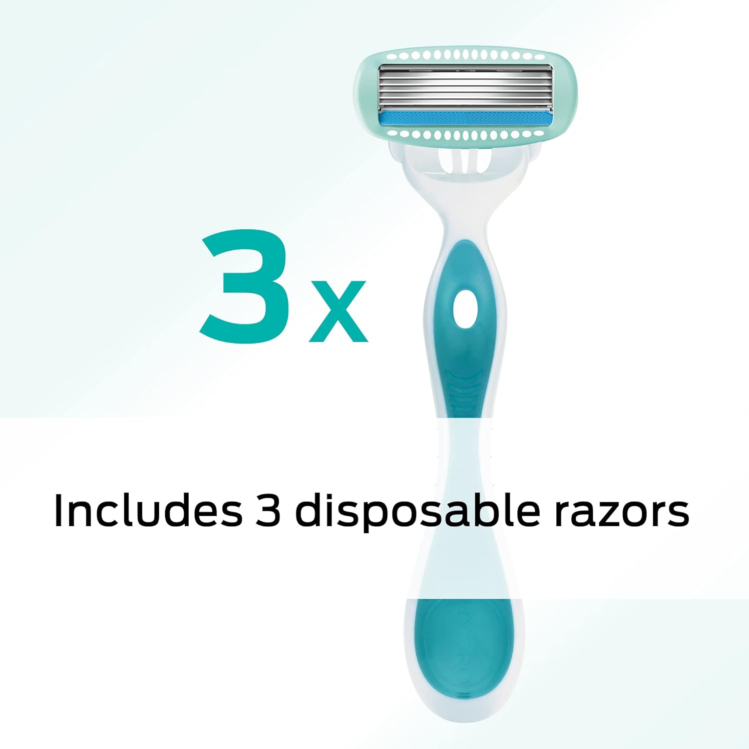 HYDRO SILK  Hydro Silk Women's Disposable Razor, Pack of 3 Disposable Razors