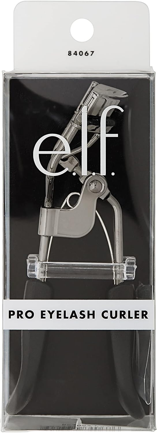 Elf Cosmetics Pro Eyelash Curler, Creates Long-Lasting, Eye-Opening & Voluminous Lashes, Comfortable Handle & Easy-To-Use