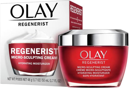 Olay Regenerist Micro-Sculpting Face Cream, Face Moisturizer with Vitamin B3 & Niacinamide, 50 Ml