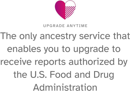 Ancestry Service - DNA Test Kit with Personalized Genetic Reports Including Ancestry Composition with 2750+ Geographic Regions, Family Tree, DNA Relative Finder and Trait Reports