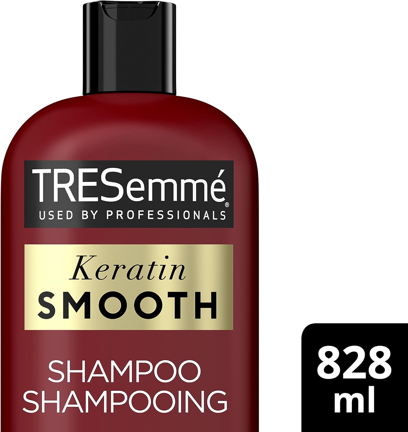 TreSemme Keratin Smooth Shampoo for Frizzy Hair Lamellar Discipline Formulated with Pro Style Technology™ 828 Ml