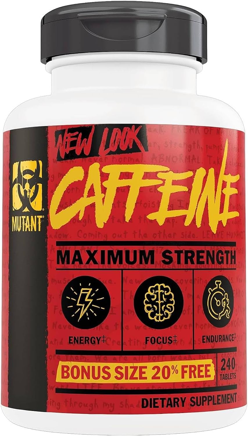 Caffeine – Pure Straightforward Pharmaceutical-Grade Caffeine Pills to Help Temporarily Restore Mental Alertness or Wakefulness When Fatigued – 240 Tablets