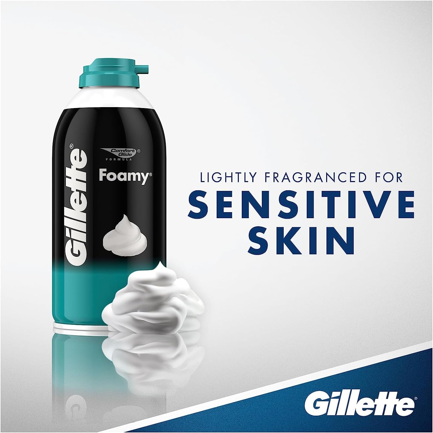 Gillette Foamy Shaving Cream, Sensitive Skin, 11 Ounces