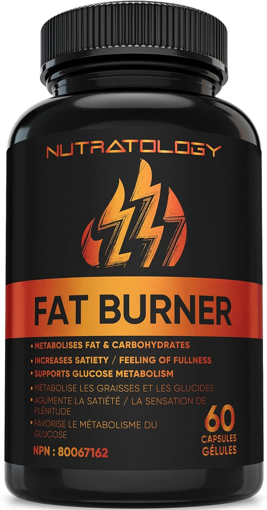 Nutratology Thermogenic Fat Burner Formulated to Metabolize Carbohydrates & Fats - Appetite Suppressant That Helps to Increase Satiety - Weight Loss Pills for Women & Men - Bloating Relief - Keto-Friendly - 60 Diet Pills / Capsules