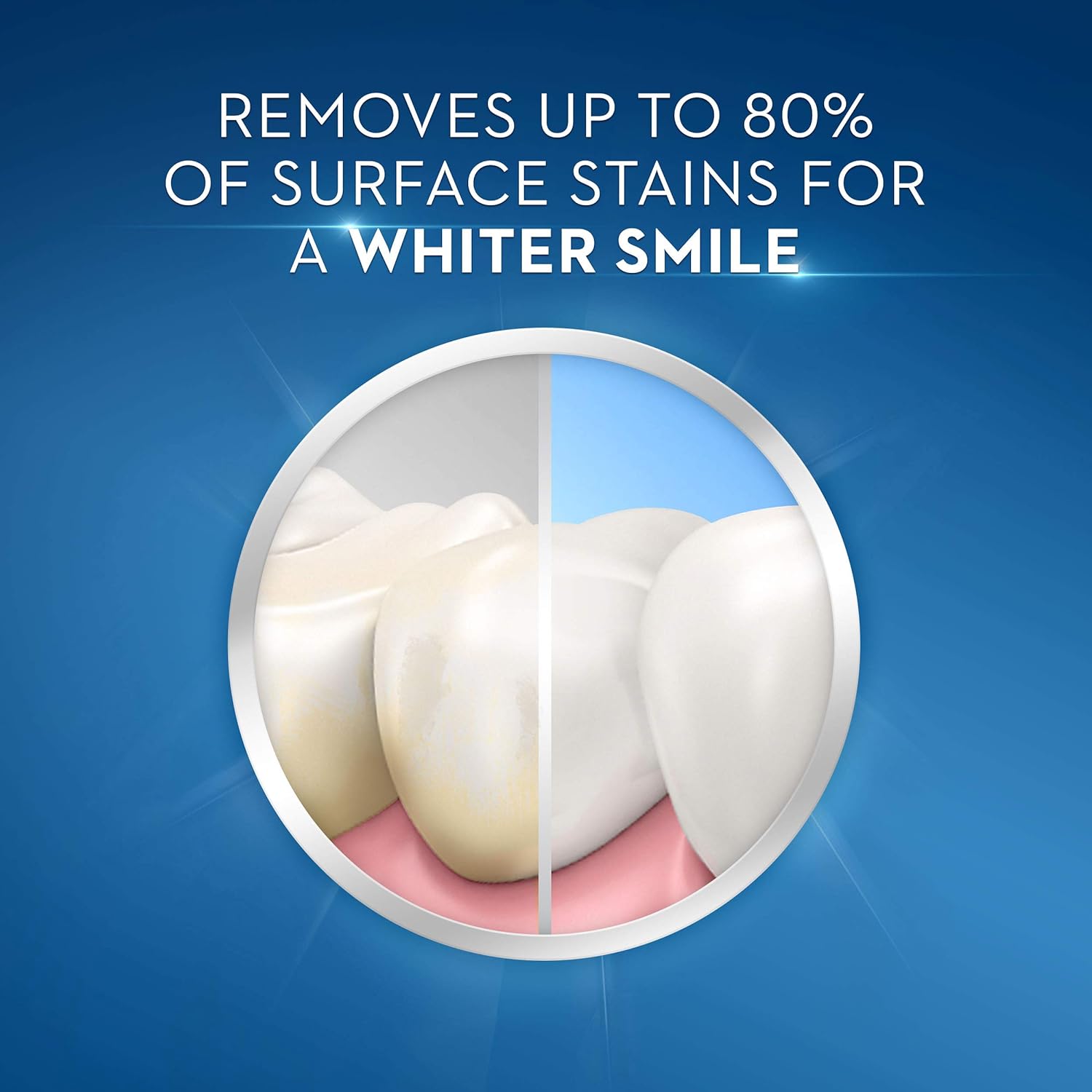 Crest 3D White Whitening Toothpaste Radiant Mint (A pack of four 65 ml).