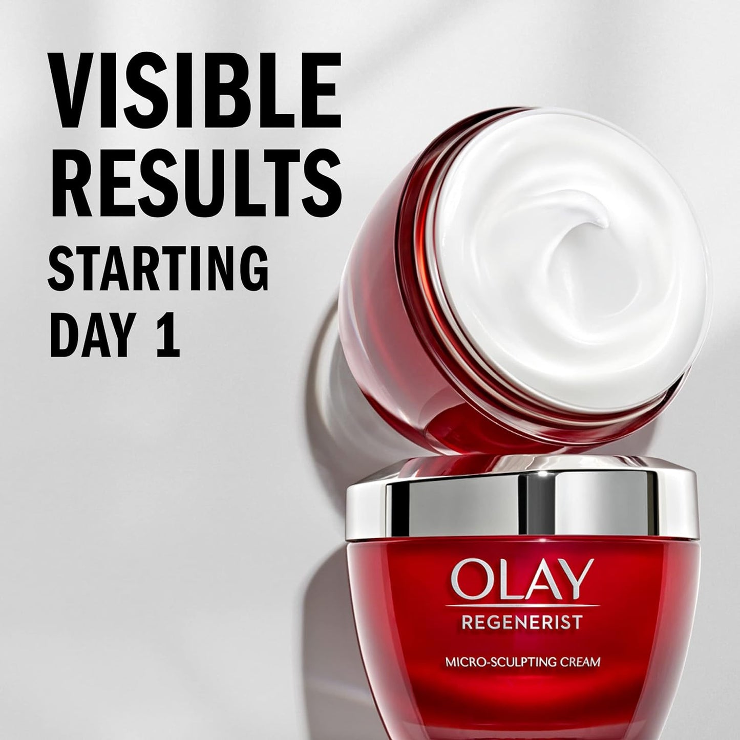 Olay Regenerist Micro-Sculpting Face Cream, Face Moisturizer with Vitamin B3 & Niacinamide, 50 Ml