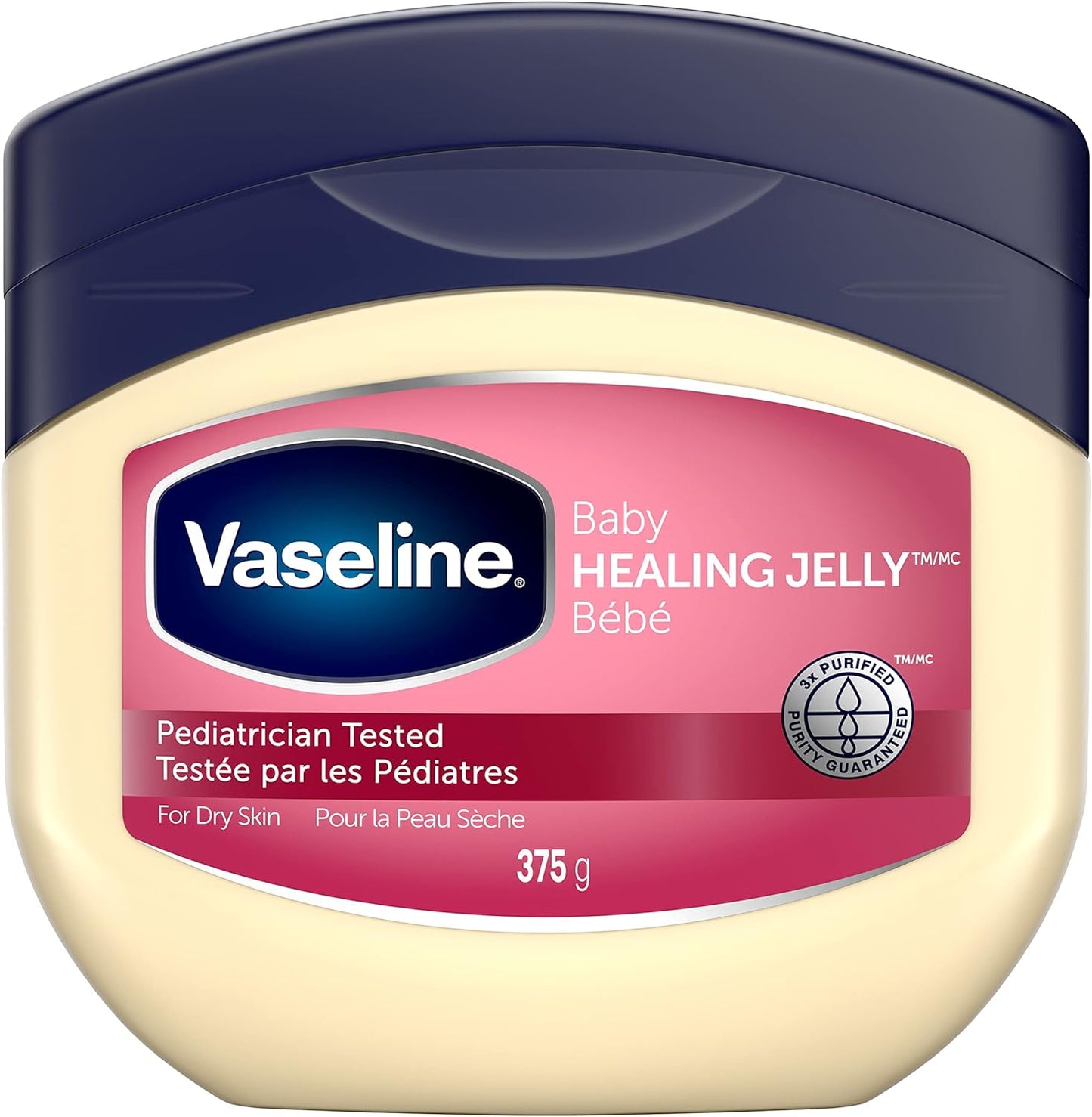 Vaseline Petroleum Jelly Baby Cream Prevents Chaffed Skin & Pure Hypoallergenic and Gentle on Skin 375 G