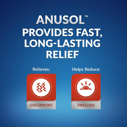 Anusol Multi-Symptom Hemorrhoidal Ointment, Hemorrhoid Relief Cream, 30G