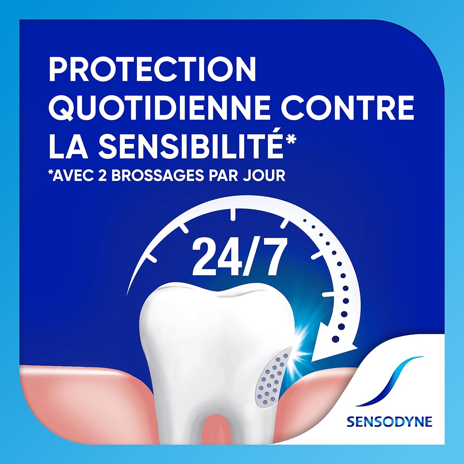 Sensodyne Whitening & Tartar Toothpaste, Strengthens Protects and Whitens Sensitive Teeth (135 ml).