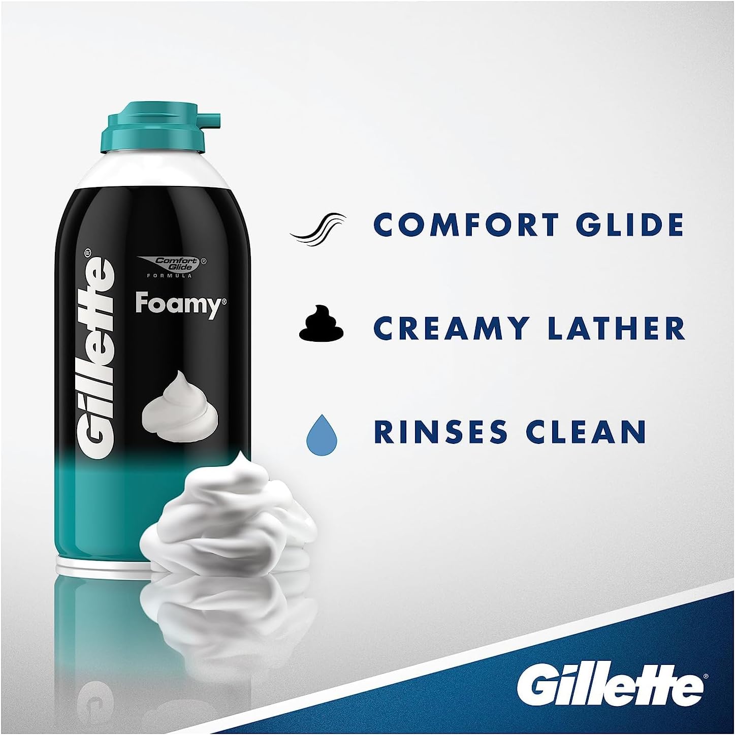 Gillette Foamy Shaving Cream, Sensitive Skin, 11 Ounces
