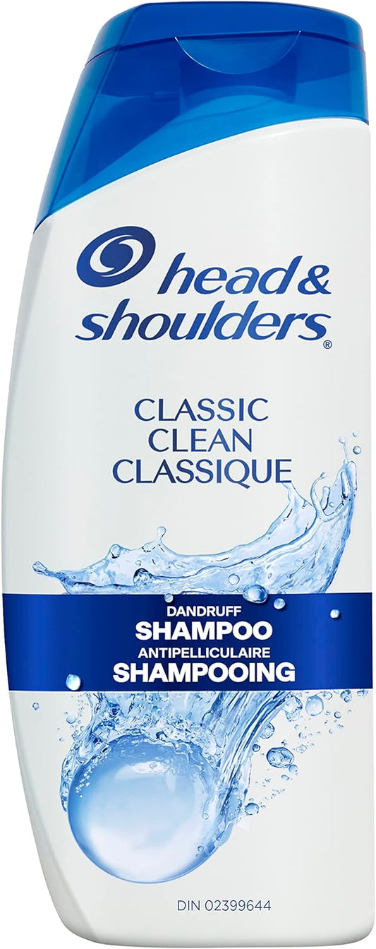 Head & Shoulders Classic Clean Shampoo White and Blue (613 ml).