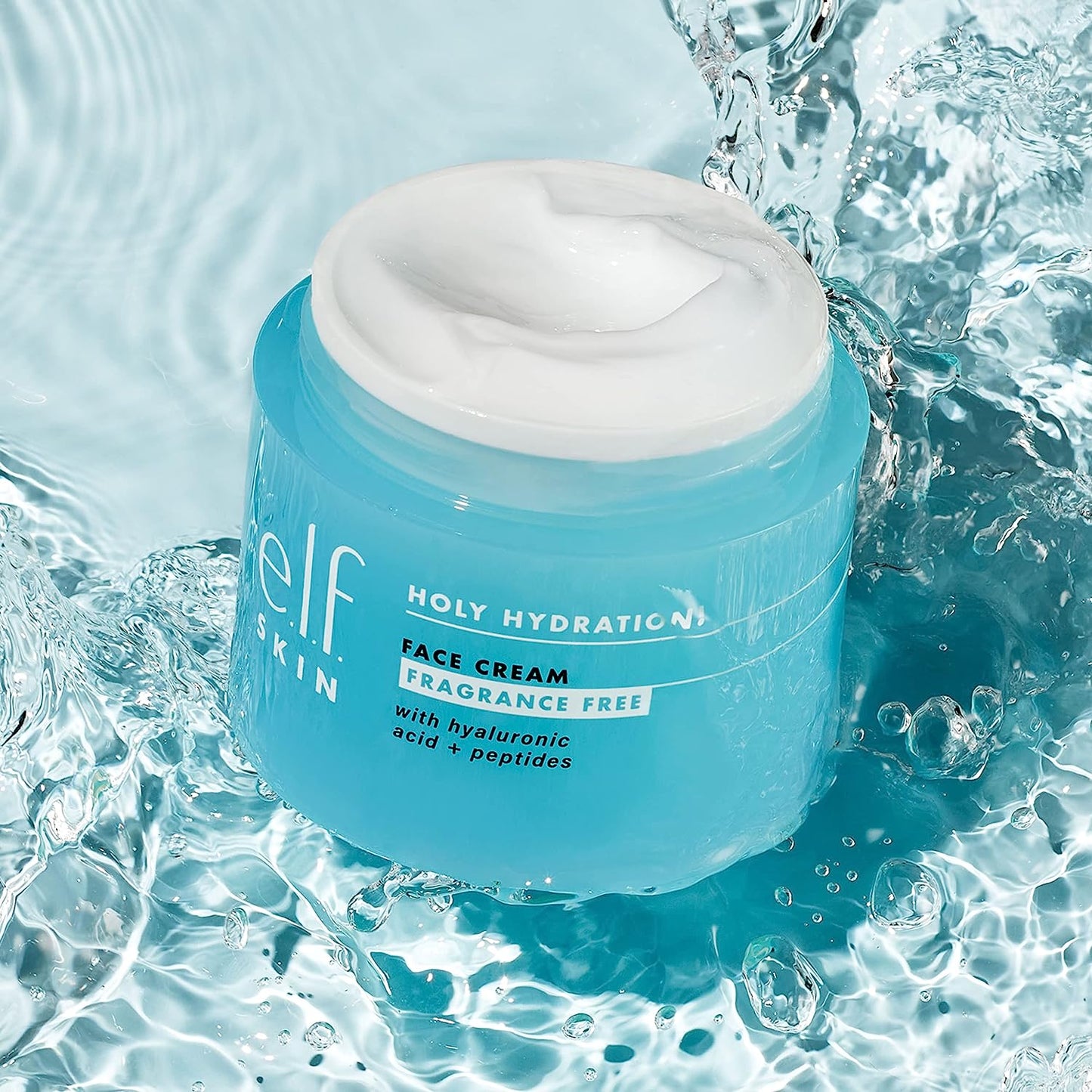 Elf Holy Hydration! Face Cream - Fragrance Free, Moisturizes & Softens Skin, Quick-Absorbing & Ultra-Hydrating, 1.8 Oz (50G)