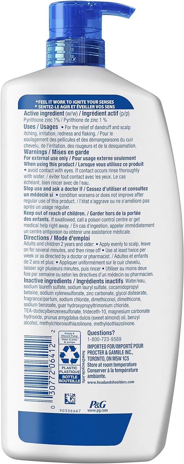 Head & Shoulders Dry Scalp Care Anti-Dandruff 2-In-1 Shampoo + Conditioner (835 ml).