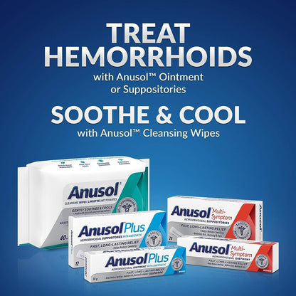 Anusol Multi-Symptom Hemorrhoidal Ointment, Hemorrhoid Relief Cream, 30G