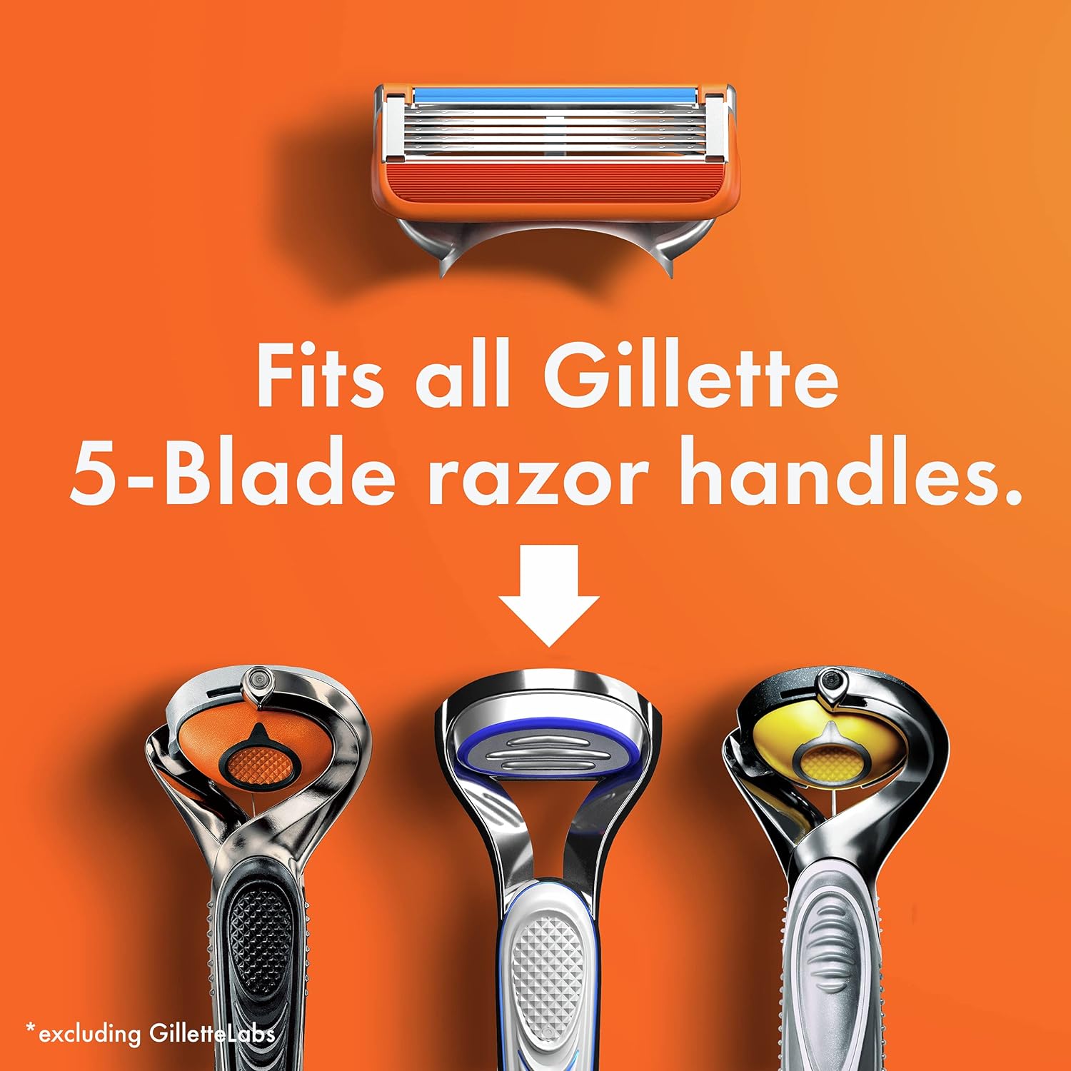 Gillette Fusion5 Men's Razor Blade Refill Cartridges, 4 Count
