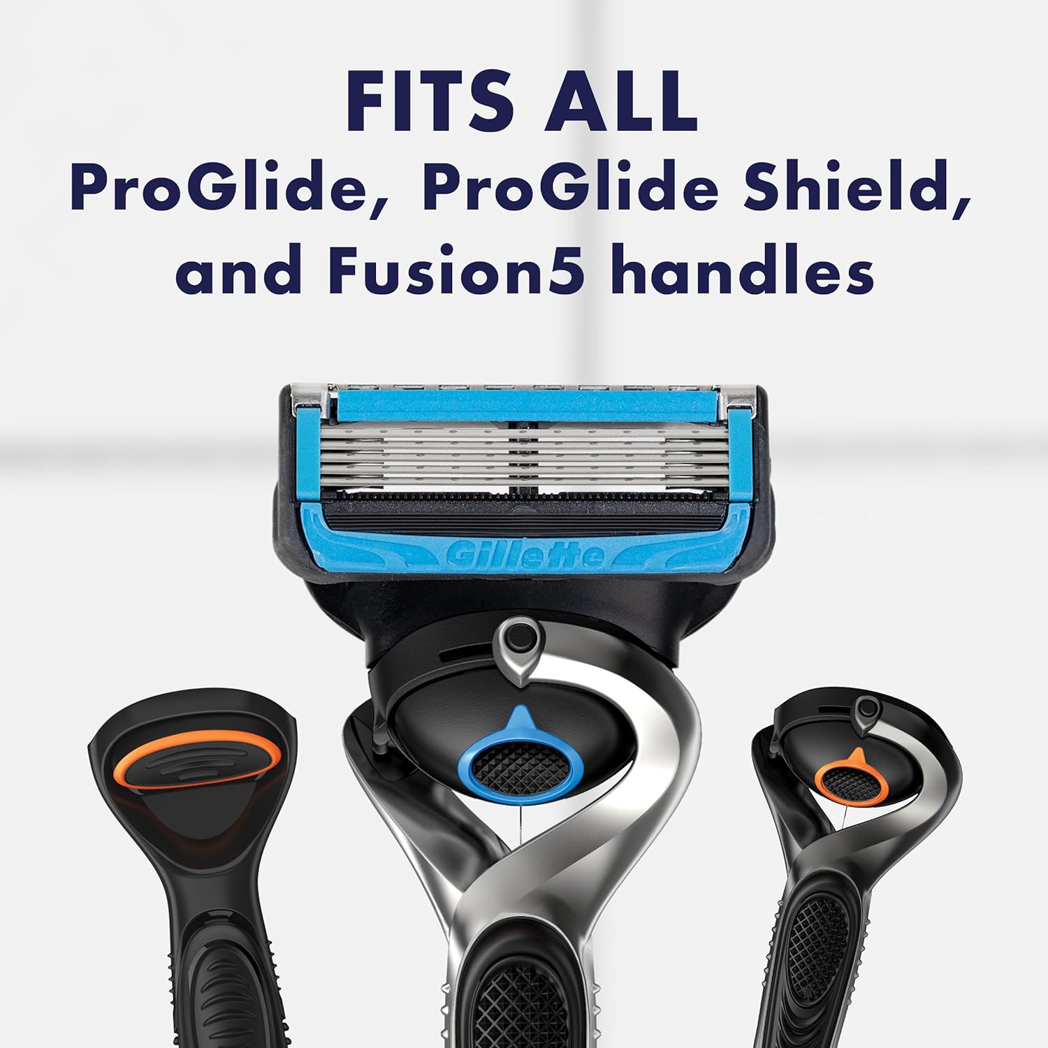 Gillette Proglide Chill Men's Razor Blade Refills, 8 Refills, Cooling Technology Chills Skin