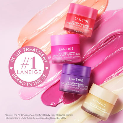 LANEIGE Lip Sleeping Mask: Nourish & Hydrate with Vitamin C, Antioxidants, 0.7 Oz.