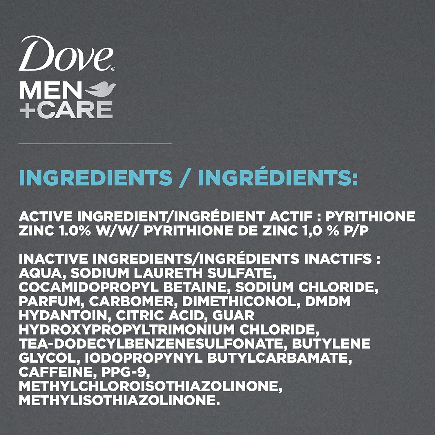 Dove Fortifying 2 in 1 Shampoo & Conditioner for Visibly Healthier-Looking Hair anti Dandruff Hair Care with Pyrithione Zinc and Caffeine (750 ml).
