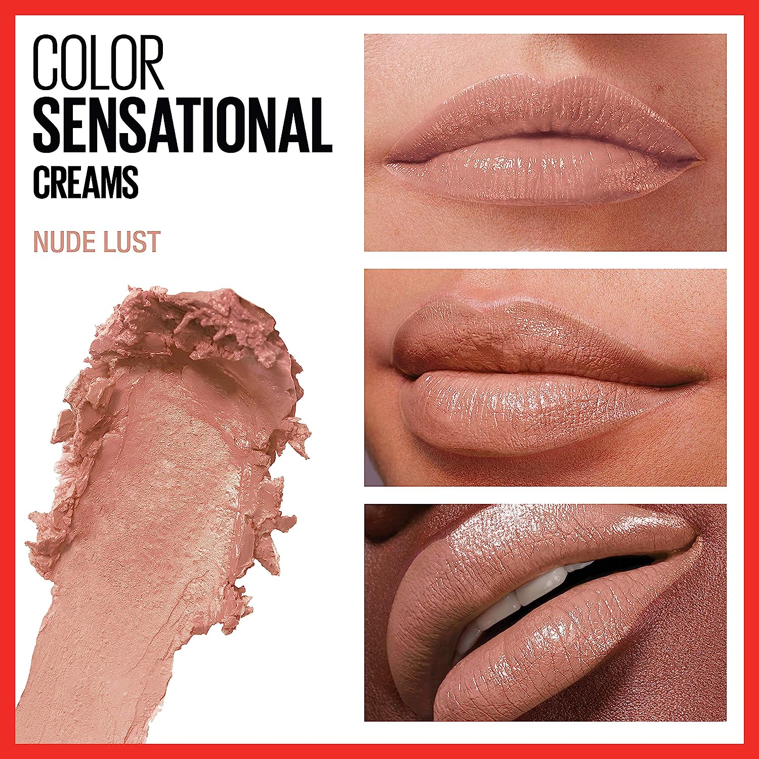 Maybelline New York Color Sensational the Buffs Lip Color, Nude Lust, 0.15 Ounce