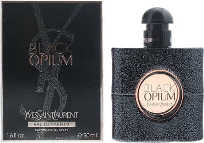 Yves Saint Laurent Black Opium for Women by Eau De Parfum Spray 1.6 Oz (50 ml).