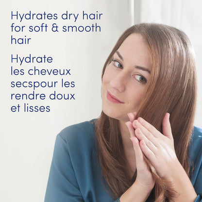 Dove Coconut + Hydration Shampoo Nourishes and Hydrates Dry Hair Made with 92% Natural Origin Ingredients (355 ml).