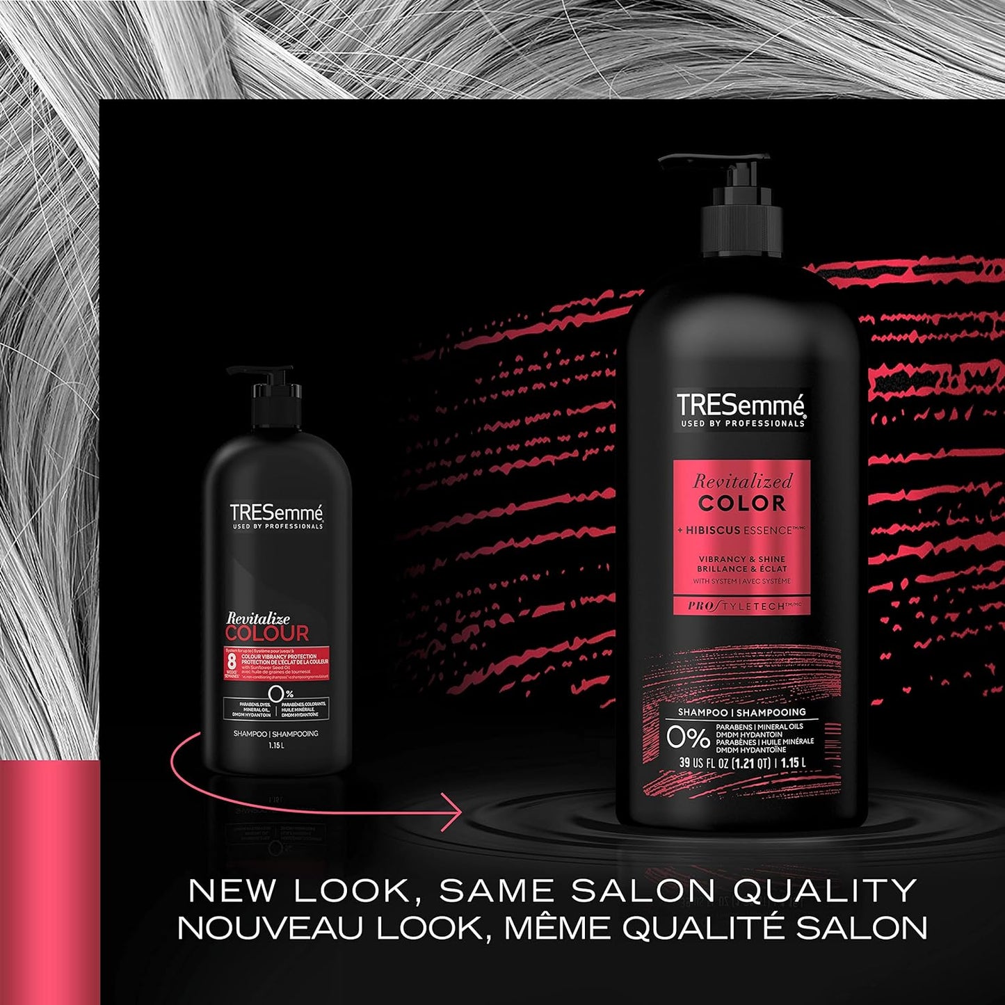 TreSemme Revitalized Colour Shampoo for Coloured Hair + Hibiscus Essence Formulated with Pro Style Technology™ 1.15 L