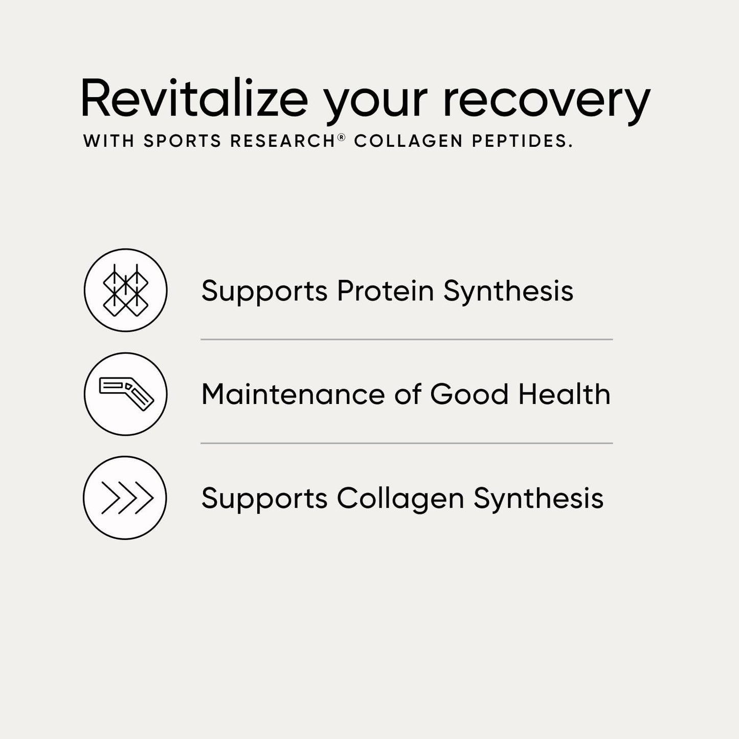 Sports Research Collagen Peptides - Hydrolyzed Type 1 & 3 Collagen Powder Protein Supplement for Healthy Skin, Nails, Bones & Joints - Easy Mixing Vital Nutrients & Proteins, Collagen for Women & Men
